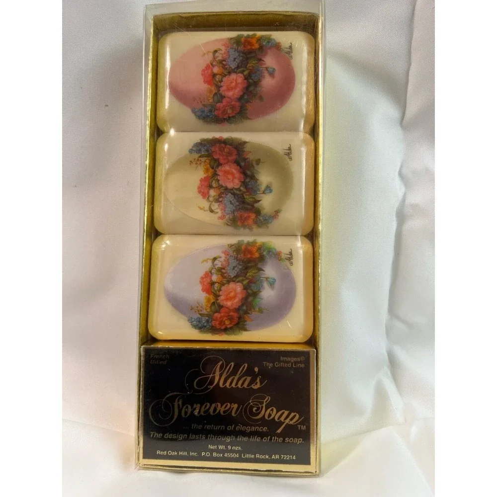 Vintage Aldas Forever Soap Decor 3 or 4 Bars Gift Box Set You Pick‎ NEW